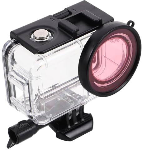 Mikikit Copertura per Fotocamera Custodia Protettiva Subacquea per Fotocamera Digitale Shell Robusta Doppi Supporti Slitta per Accessori Protezione Completa Contro Acqua