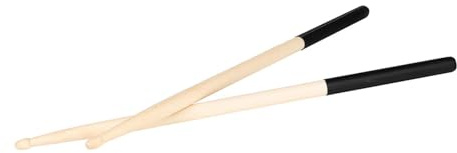 5a Drumsticks aus Ahorn, Rutschfest, Schwarz, 1 Paar | Holz Percussion Sticks, Komfortabler Griff, Leichte Ausführung, Robuste Verarbeitung