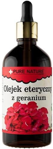 CHOSA Ätherisches Öl Geranie 100ml | 100% Natürliches Duftöl für Diffuser Aromatherapie, Luftbefeuchter, Sauna & Massage, Intensiver Raumduft