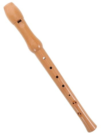 SECFOU Holzblockflöte Design Vielseitig Anfängerfreundlich Sopranblockflöte aus Langlebigem Holz für Mädchen Jungen Musikinstrument Lernflöte Einsteiger