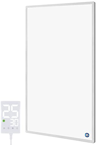 Hocosyme Infrarotheizung mit Thermostat 1000W programmierbar | Infrarot Wandheizung für 10-25 m², Bis 120°C in 1-3 Min, Geeignet für Schlafzimmer,Büro,Küche,Badezimmer.
