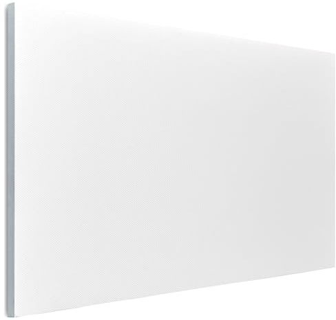 LUMASOUL Leinwand 90x60 cm - 1 Stück - Leinwand zum Bemalen auf Keilrahmen - Leere, Weiße Leinwände - Ideal für Acryl- und Ölmalerei sowie für Skizzen und Zeichnungen