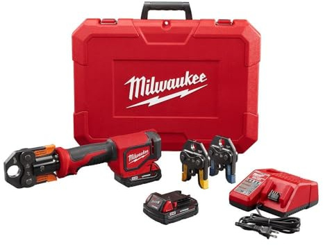 Milwaukee 2674-22P M18 Short Throw Press Tool Kit w/ Viega PureFlow Jaws