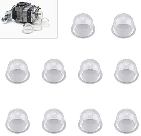 Zaky 10 Stück Zündkapsel Primer Pumpe Kraftstoffpumpe für Kettensäge Kettensägen Gebläse Trimmer Bürstenschneider Trennsäge Rasenmäher kit（22mm）