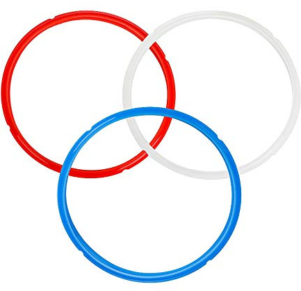 3 Pack Silicone Sealing Ring for Instant Pot (5/6 Qt)