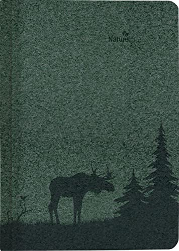 Buchkalender Nature Line Pine 2023 - Taschen-Kalender A5 - 1 Tag 1 Seite - 416 Seiten - Umwelt-Kalender - mit Hardcover - Alpha Edition