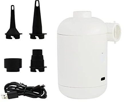 ZCSXK 5 Pompa ad Aria elettrica per gonfiabili - Pompa USB Ricaricabile per Gonfiabili - Pompa di gonfiaggio per Piscina Senza Fili, Pompa Portatile per materassi ad Aria minuscola