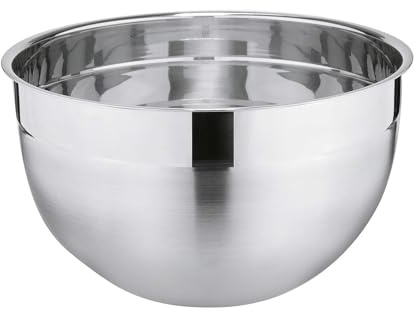 Weis Premium Schüssel aus Edelstahl in der Farbe Silber, Maße: 28cm x 28cm x 26cm, 11028
