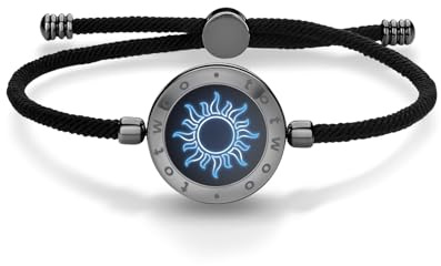 TOTWOO Pulsera Mujer Hombre Pulseras Parejas Táctiles en Vibración Novios Amistad Ajustable Pulsera a Larga Distancia Inteligente Regalo Amor Aniversario Parejas Novios Hilo Rojo Personalizada