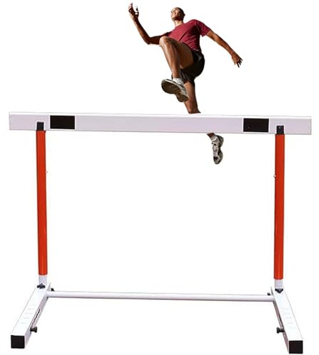 Gruytoie Leichtathletik-Hürden, Höhenverstellbare Sport-Trainingshürde, Professionelle Athleten/Trainer, Übungs-Geschwindigkeitshürden (65cm)