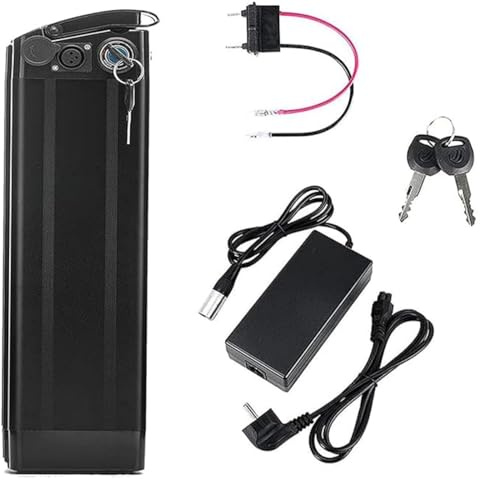 SDTYYP Batería Bicicleta eléctrica 36V 48V 15.6AH / 18AH / 21AH Batería Iones Litio EBIKE con Cargador BMS 2A/3A para 250~1000W Motocicleta eléctrica Scooter Bicicleta (48V 15.6Ah)