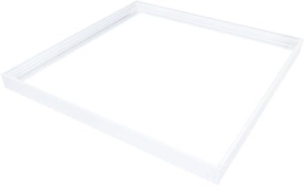KOLORENO Marco de aluminio para panel LED - Marco de montaje, Marco de montaje, Marco de pared - Marco de instalación 60x60cm - Blanco