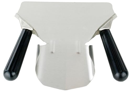 Professional Heavy Duty Chip Scoop - Double Handle Metal French Fries Bagger