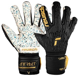 Reusch Attrakt Freegel Fusion Ortho-Tec Guanti da portiere per adulti con Evolution Negative Cut e una presa eccezionale