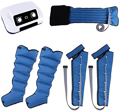 Massaggiatore Compressione D'Aria Per Vitelli,Elettrico Pressoterapia Casa Massagg Per Braccio Vita Gambe,Apparecchio per massaggio,6 Camere D'Aria Pressoterapia (Color:2 Arm 2 Leg 1 Belt And Machine)
