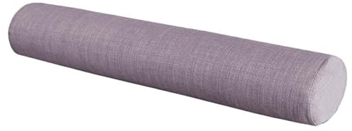 Rr tianshi Runder Bettlückenfüller, Zylinder-Kopfteil-Kissen für Kopf, Taille, Bein, runde, lange Nackenrolle, Lendenkissen, Bettlückenfüller für Bett, Sofa (12 x 12 x 180 cm, Grau)