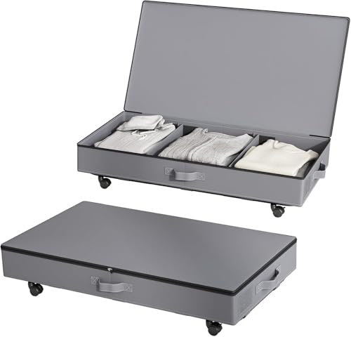 Contenitori portaoggetti sotto Il Letto, Portaoggetti sotto Il Letto con Ruote, Porta Scarpe sotto Il Letto, Portaoggetti sotto Il Letto, Portaoggetti sotto Il Letto Grande, Cassetti sotto i