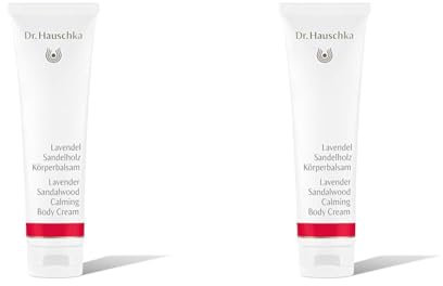 Dr. Hauschka Lavendel Sandelholz Körperbalsam unisex, beruhigende Körperlotion, 145 ml, 2er Pack (1 x 179 g)
