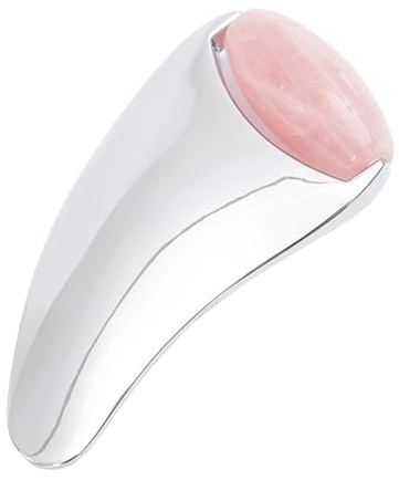 Rouleau de massage facial – Rouleau pour soins de la peau | Outils faciaux Sha en métal | Rouleau de visage pour femme, outil de beauté pour pommettes, cou, menton, yeux, front, nez