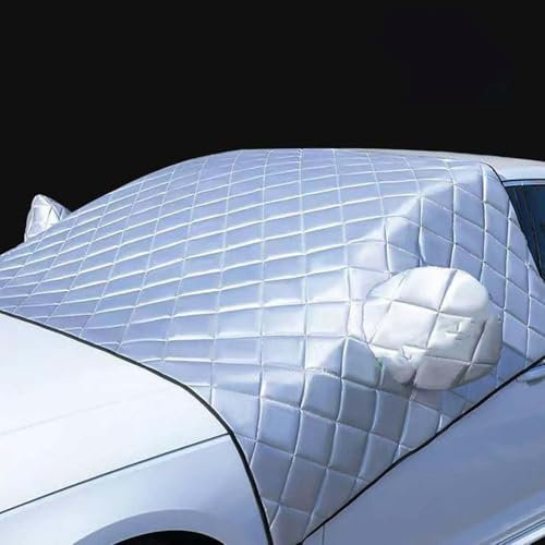 QWEERASS Couverture Pare-Brise Voiture, pour Kia Stonic 2018-2024 Films de Protection Antigel pour Auto Protège Contre Neige Givre Soleil,B