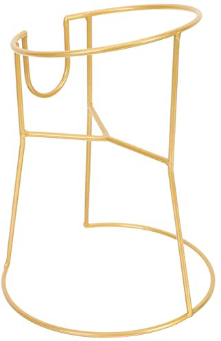 MAGICLULU Rack Di Ferro Per Lattine Di Vinificazione Infusore Fontana Tappo Decanter Rubinetto Distributore Dosatore Di Liquori In Piedi Bottiglia Di Tè Freddo Con Aria Ferro Da Stiro Golden