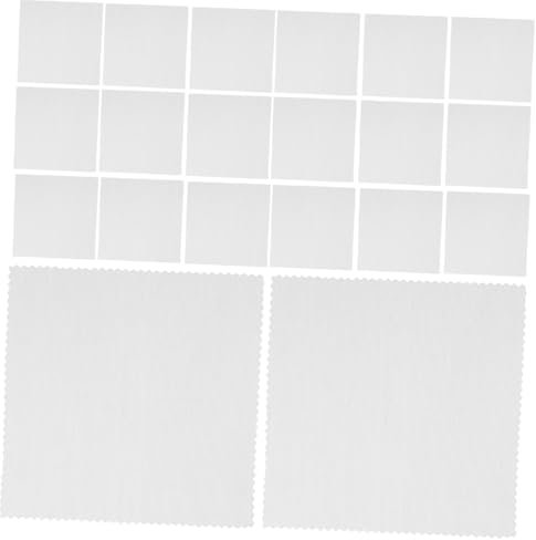 HOMOCONO 100pièces Chiffon De Nettoyage Pour Lunettes Chiffon Microfibre Multi-usage Pour Écrans Lentilles Et Bijoux Foncé Individuel Doux