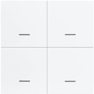 Sirxlevcy Tuya ZigBee Smart Scene Switch 4 Gang Smart Switch 12 Scene Switch Push Button Controller Unterstützt Home Assistant Langlebig