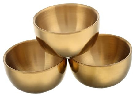 Hemobllo 3pièces Gobelets à Vin Acier Inoxydable Ensemble De Tasses Résistantes Chaleur Et Incassables Pour Boissons Chaudes Et Froides