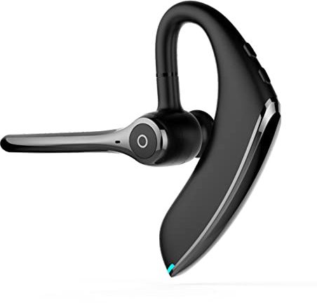 TFixol F910 BT 5.0 Busin - Auriculares de doble micrófono, cancelación de ruido, manos - Auriculares para negocios, trabajo, conducción, oficina, color negro