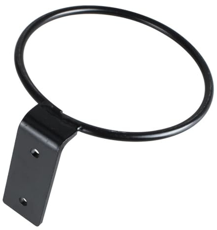 ZJchao Pflanzenwandbügel, ER -Topfhalter Ring Wandmontierte Pflanzhalter Wandhalterung 6 Zoll Pflanzenwandbügel Ringe Metall Pflanzenhaken Halter Pflanzenhalter Außenwand Montiert ER -Topfhalter (5