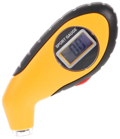 ROMISBABA Manometro Digitale per Pneumatici Auto Tester Pressione Pneumatici Portatile e Strumento Senza Elettricità con Design Durevole e