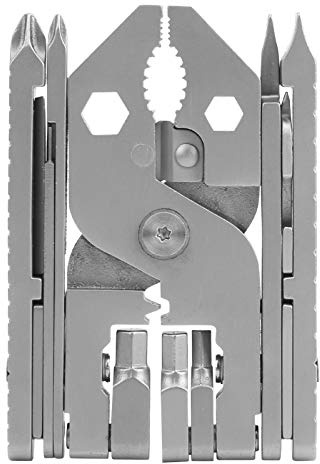 Fictory Outdoor 25-in-1 Multifunktions-Zangen-Kit, Edelstahl-Multitool mit Messer und Schraubenschlüssel, kompakt und tragbar für schnelle Reparaturen, unverzichtbares Werkzeug für Camping und Wandern
