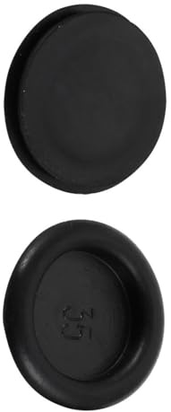 ROWORKX 35mm Rubber Blanking Grommets, 2Pcs Black Round Rubber Hole Plugs & Cable Protectors for Wiring, Automotive, Marine, Plumbing & Electrical Applications | Round Rubber Design, Protects Cables and Wires, For Automotive, Marine, Plumbing and Electrical Applications
