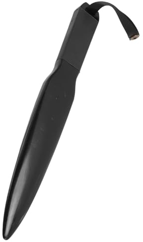 Juguete masticable para entrenamiento de mordeduras para perros, barra para morder perros con cordón negro, juguete de goma para aliviar el estrés para perros pequeños y medianos, (Mango negro)