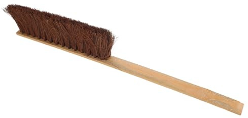 Ciieeo Spazzola per Pulizia Scarpe da Esterno con Manico lungo 55 CM Setole Resistenti in Fibre Naturali Spazzola per Fango Stivali e Scarpe da Ginnastica per Attività Outdoor e