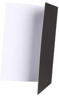 Carton Panneau de Photo en Épais Pliable Fond Blanc pour Photographie | Se Tient Seul, Éclairage D’appoint, Réduit les Ombres, Souligne les Contours, pour Prises de Vue de Table