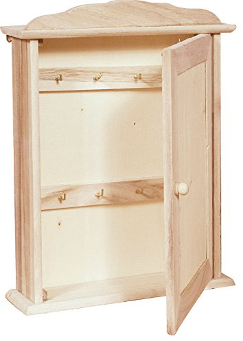 Zita's Creative Holz Schlüsselkasten - groß, Schlüsselbox, Schlüsselschrank aus Naturholz, Schlüsselboard
