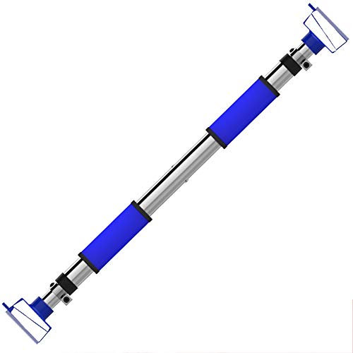 Klimmzugstangen HUAHUA Pull-up-Fitnessgeräte zu Hause Tür horizontal bar Innenwand frei Lochen Türrahmen Einzel- und Doppel-Polen Sportringe (Size : 150-200cm)