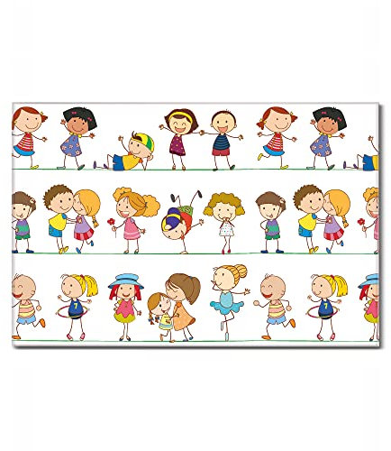 banjado Glas Magnettafel (120 x 80cm) - Magnetwand Glas - Magnetpinnwand als Memoboard - Pinnwand Magnettafel Küche, Büro, Kinderzimmer - Kinder