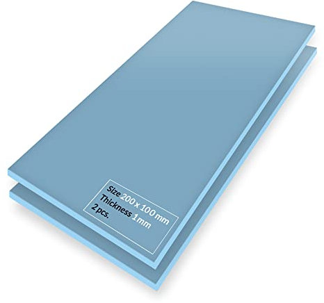 ARCTIC TP-3: Premium Performance Thermal Pad, 200 x 100 x 1.0 mm, (stackable to 2.0 mm without performance loss), 2 Pieces - High Performance, particularly soft, ideal gap filler, bridging gaps