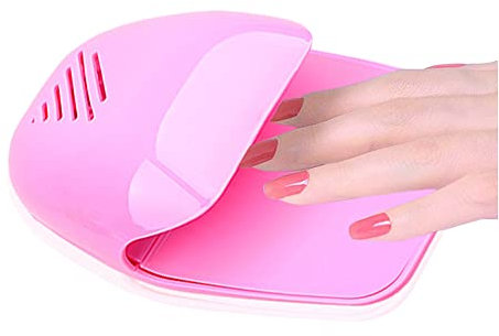 Asciugatrice portatile per unghie in acrilico per bambini, essiccatore per unghie per smalto normale, macchina per smalto per unghie ad asciugatura rapida, sicuro per mani, pelle, ventilatore per