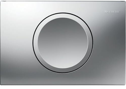 Geberit Actuation Plate Delta15 for Flush-Stop-Flush, 115.120.; Color: Chrome Matt