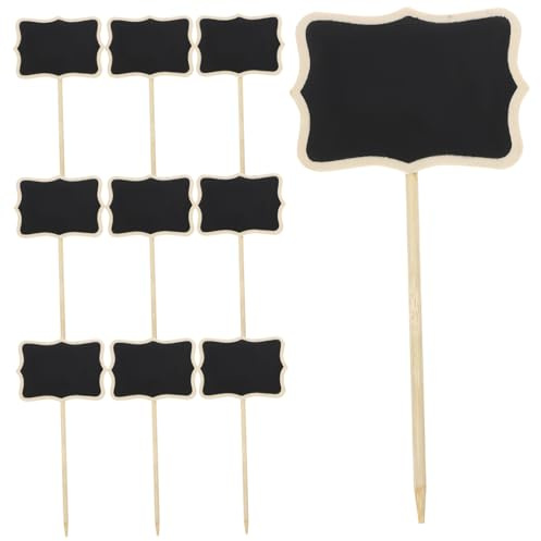 COHEALI Mini Food Labels Cheese Board 30 Pcs Mini Blackboard Mini Chalkboard Signs Chalkboard Tags Mini Chalkboards Mini Blackboard Labels