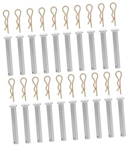 Housoutil 20sets Builders Accessories Scaffolding Coupling Pin Metal Pin Locking Scaffold Clip Scaffolding Equipment