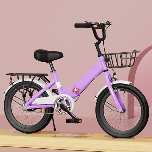 Kinderfahrrad 22 Zoll Verdickter Rahmen Kann Leicht Zusammengeklappt Werden Fahrrad Geeignet für Jungen und Mädchen D,22 inches