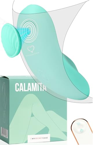 MySecretCase Vibratoreper Donna Professionale Comando A Distanza - Vibratore Clitoride Telecomando Piccolo, Vibratori Wirless Sextoys Telecomandato, Stimolatore Clitoride Femminile Coppia (Turchese)