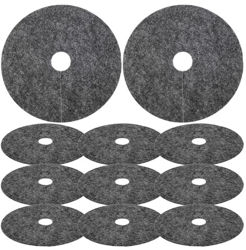 Toddmomy 20pezzi Barriera Ruderale Tessuto di Copertura per Piantagioni Controllo Tappetino Barriera per Alberi Pellicola Tessuto Non Strumento di Giardinaggio