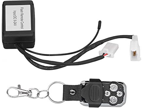 Keenso Flash -Strobe -Controller Modulo per Veicoli Frequenza di Flash LED Regolabile Automobile per Auto, Motociclette e Altro Ancora