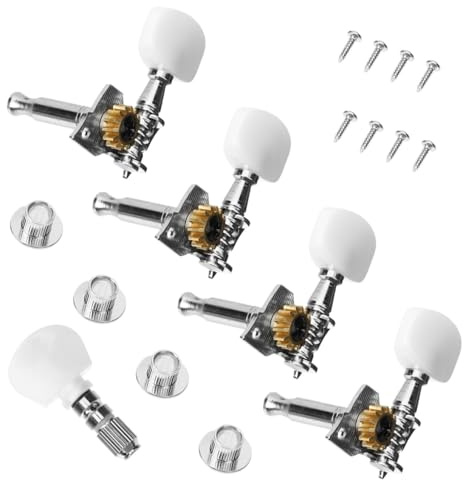 SOIMISS Banjo-stimmwirbel Mechanik Mit Saitenschlüssel Für Banjo Musikinstrumente Teile Ersatz Für Alte Oder Defekte Stimmteile Mit Einfacher Installation