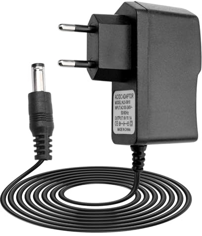 9V DC Netzteil Gitarren Effektgerät für Boss PSA-120S Casio Keyboard, AC DC 1A Netzteile Wandladegerät Adapter für Roland Looper Stompbox Behringer Zoon MS-70CDR Effekt Pedal